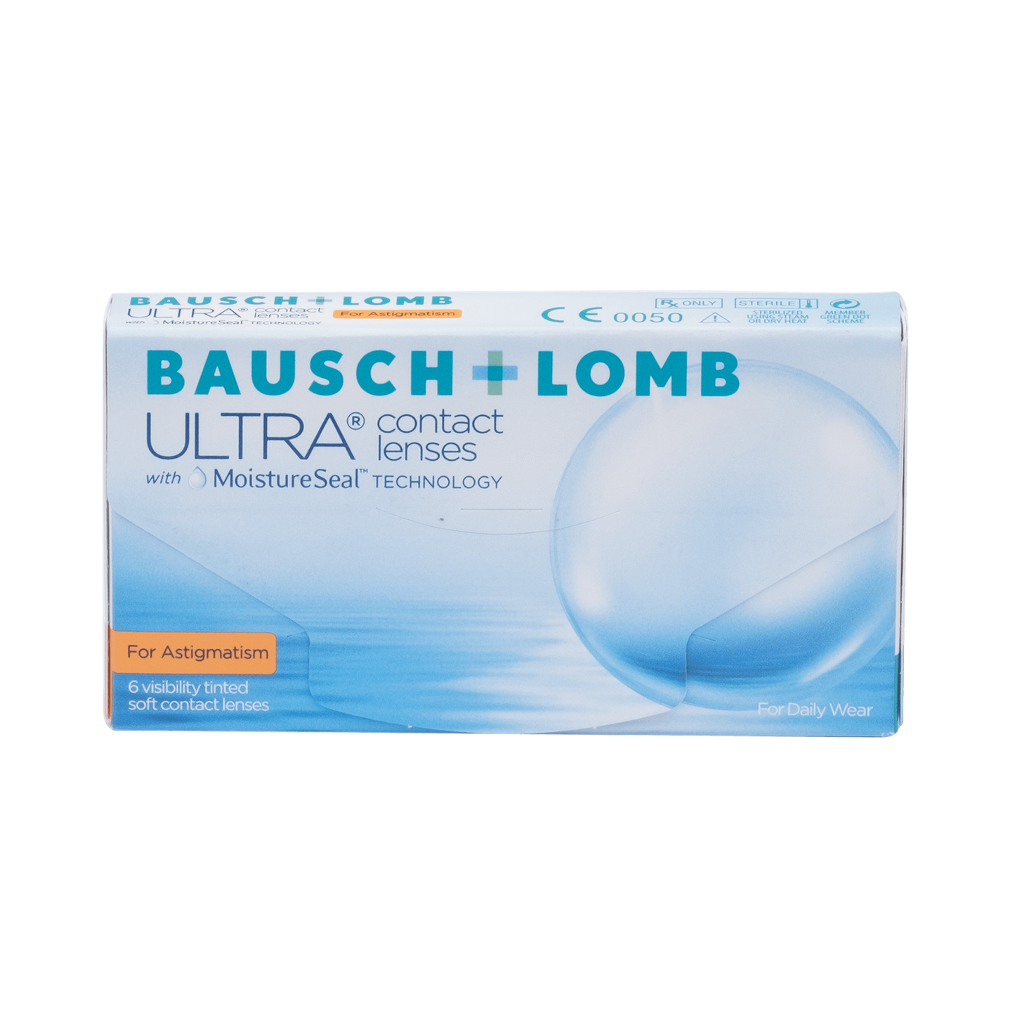 Ultra For Astigmatism Contact Lenses Box - 6 Pack